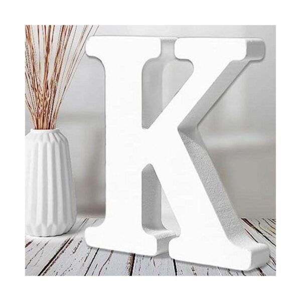 Letras de madera blanca de 6 pulgadas letras de madera