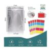Paquete de 50 bolsas de Mylar extra gruesas de 9.4 mil 10_2