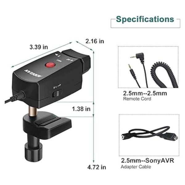 AODELAN Lanc Controlador de zoom de videocámara Control_2