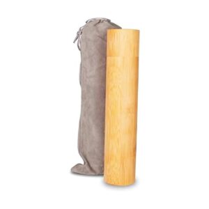 Tubo pequeño de urna dispersadora de bambú para cenizas