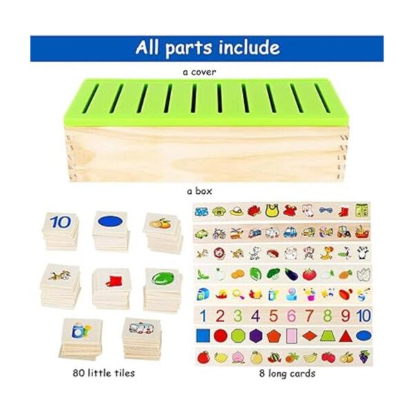 Juguetes Montessori de madera para niños pequeños