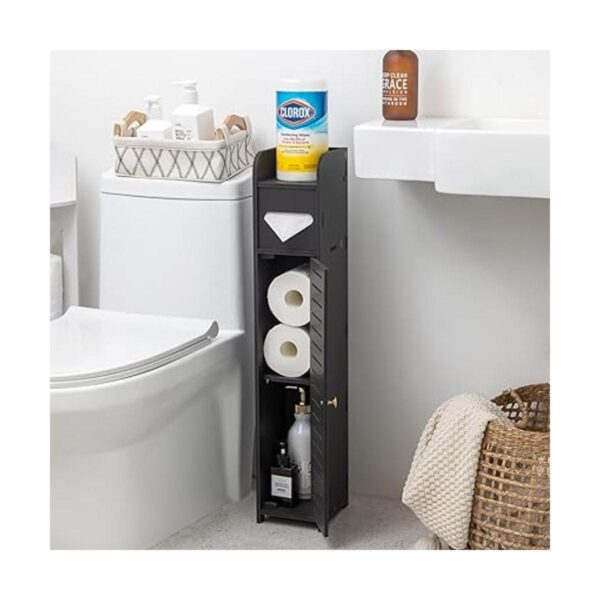 AOJEZOR Soporte de papel higiénico pequeño junto al_2