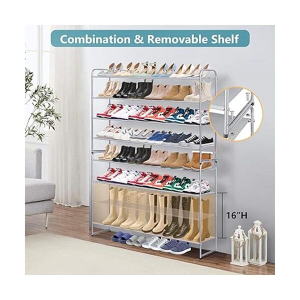 AOODA Zapatero largo de 4 niveles para dormitorio