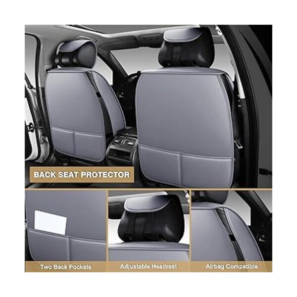 AOOG Fundas de asiento de piel accesorios de automóvil_3
