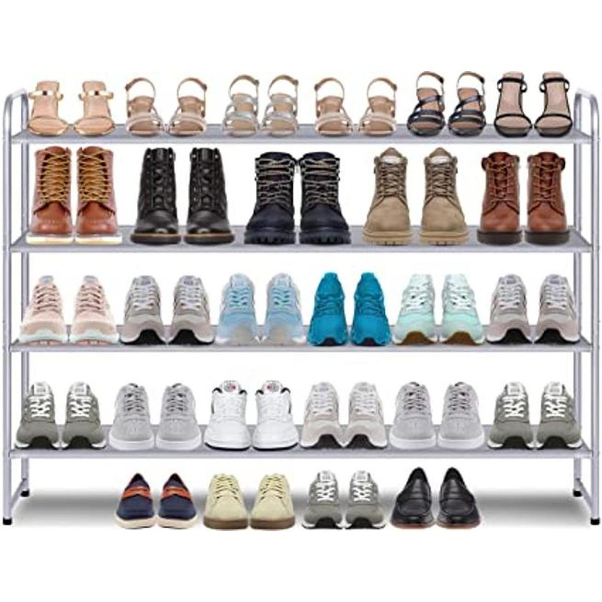 AOODA Zapatero largo de 4 niveles para dormitorio