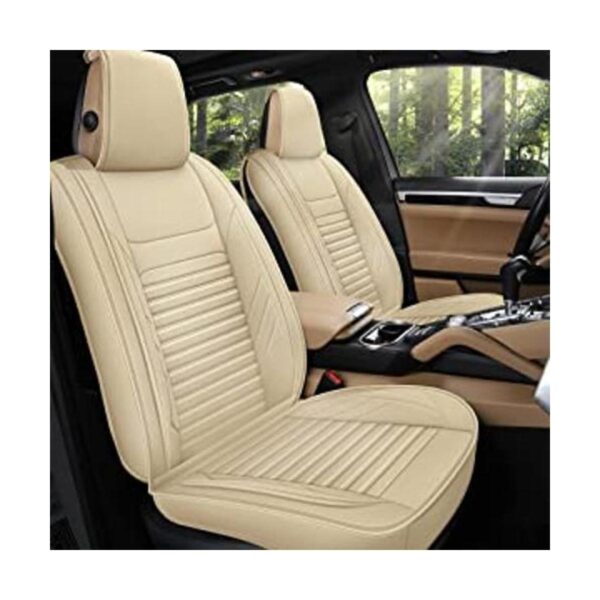 AOOG Fundas de cuero para asiento de automóvil fundas de_1