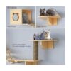 Muebles de pared para gatos juego de pared y perchas para_2