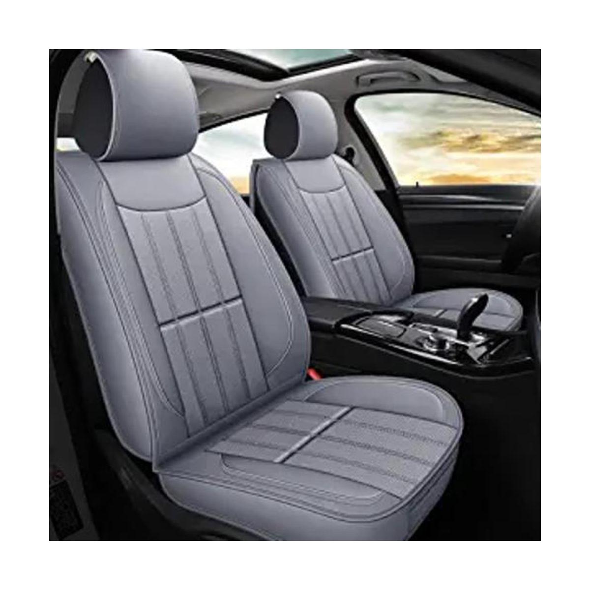 AOOG Fundas de asiento de piel accesorios de automóvil