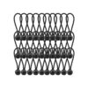 AOPRIE Pack de 30 bolas elásticas bolas negras_1
