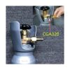 Regulador de tuercas CGA320 para tanque de CO2 arandela