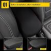 AOMSAZTO Funda de consola central para Jeep Renegade 2015_2