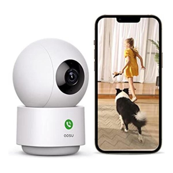 Cámara de seguridad 2K para interiores cámara aosu Baby_1