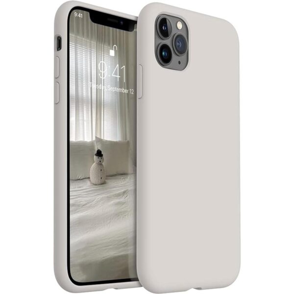 AOTESIER Funda de silicona líquida para iPhone 11 Pro Max_1