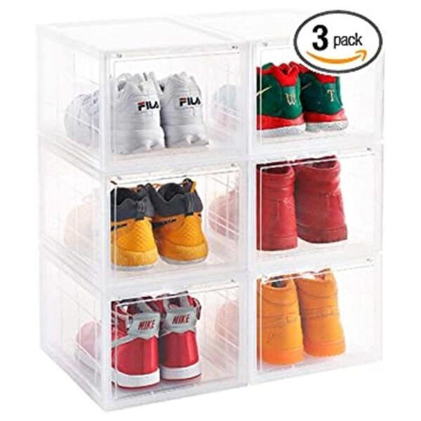 Caja de almacenamiento de zapatos para mujer caja de_1