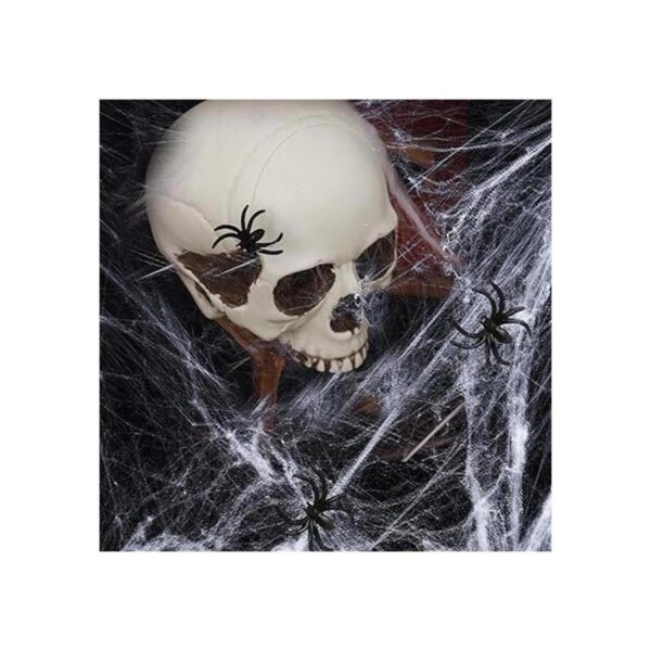 AOSTAR Telarañas elásticas de Halloween para interiores y_6