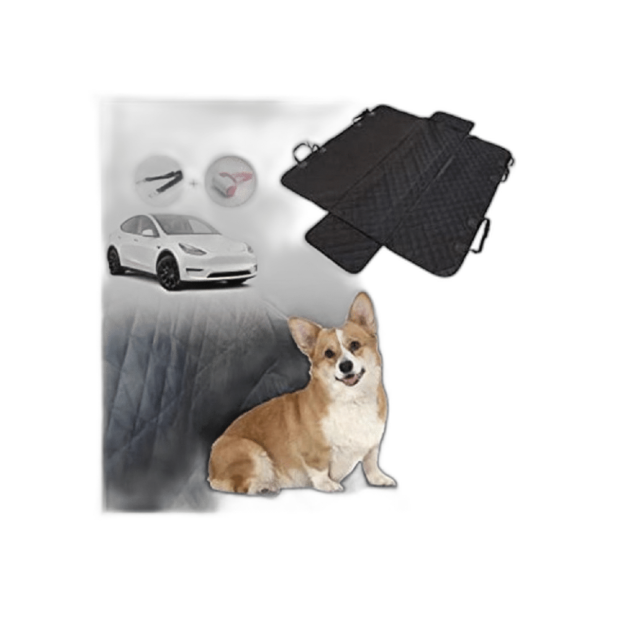 AOSK Funda para asiento trasero para mascotas modelo 3