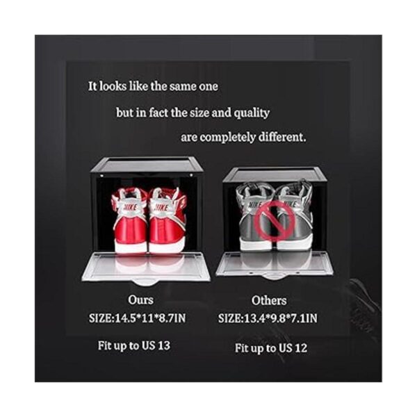 Caja de almacenamiento de zapatos para mujer caja de_4