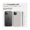 AOTESIER Funda de silicona líquida para iPhone 11 Pro Max_2