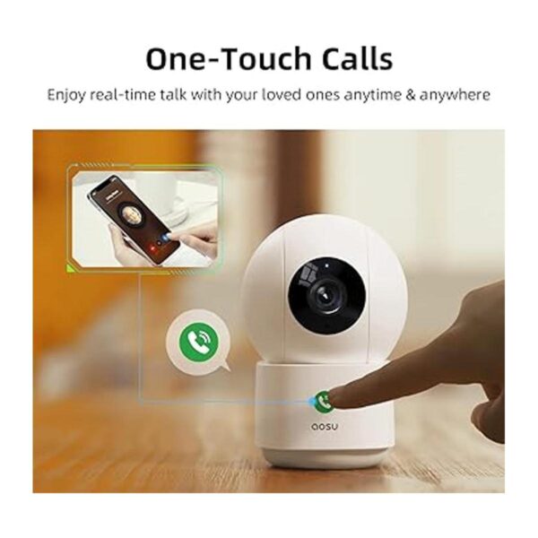 Cámara de seguridad 2K para interiores cámara aosu Baby_2