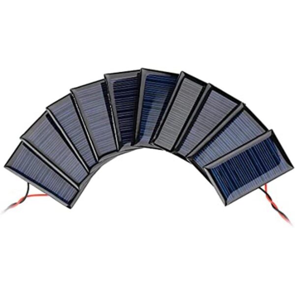 AOSHIKE 10 mini paneles solares de 5 V 30 mA para energía