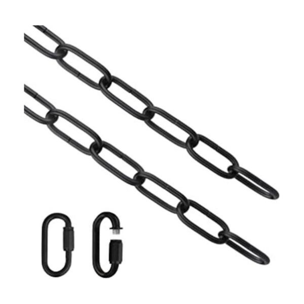 Helunsi Cadena de iluminación cadena de iluminación negra