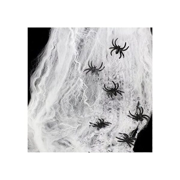 AOSTAR Telarañas elásticas de Halloween para interiores y_1
