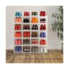 Caja de almacenamiento de zapatos para mujer caja de_5