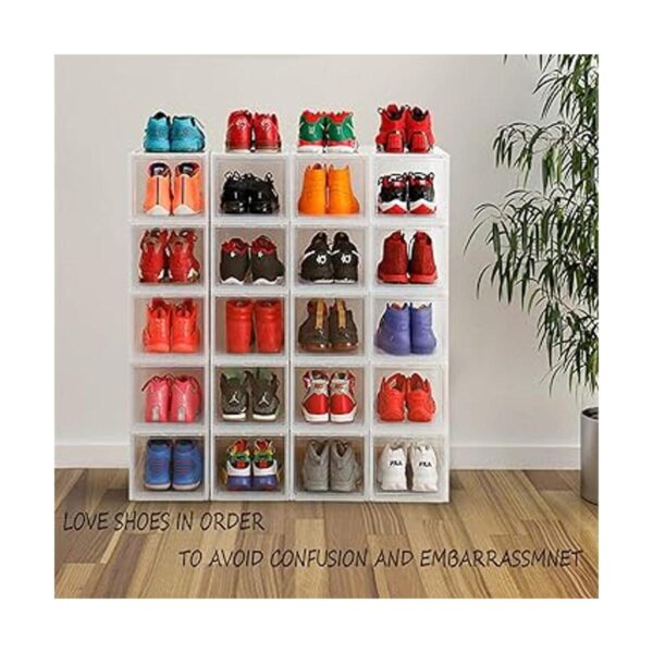 Caja de almacenamiento de zapatos para mujer caja de_5