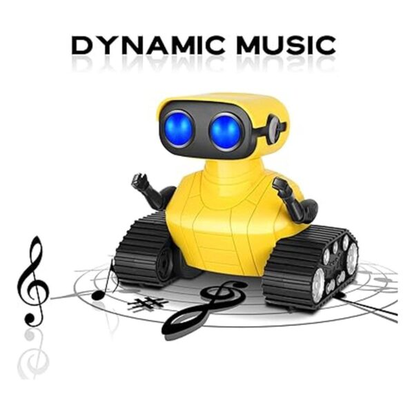 Robot de juguete robot de control remoto con música y_6