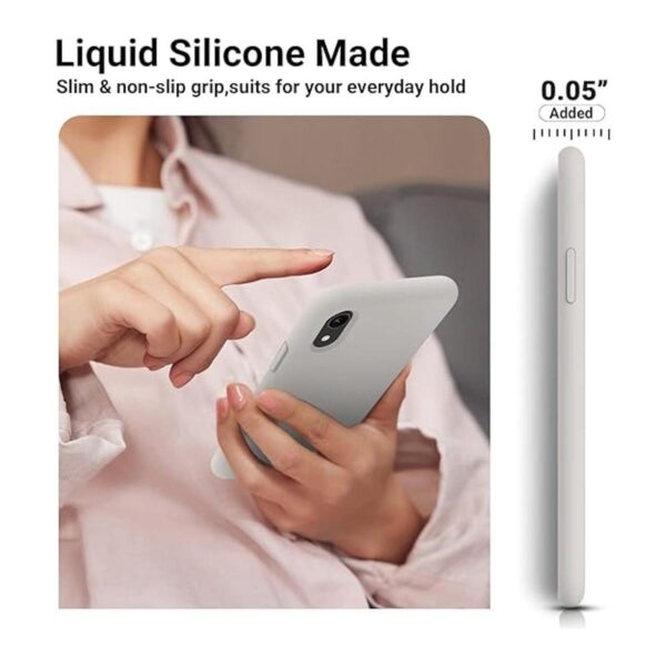 AOTESIER Funda para iPhone XR ultrafina de silicona con_3