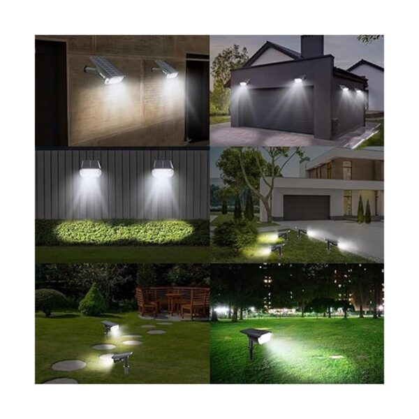 AOUNQ 64 luces LED solares para exteriores 1000 lúmenes_2