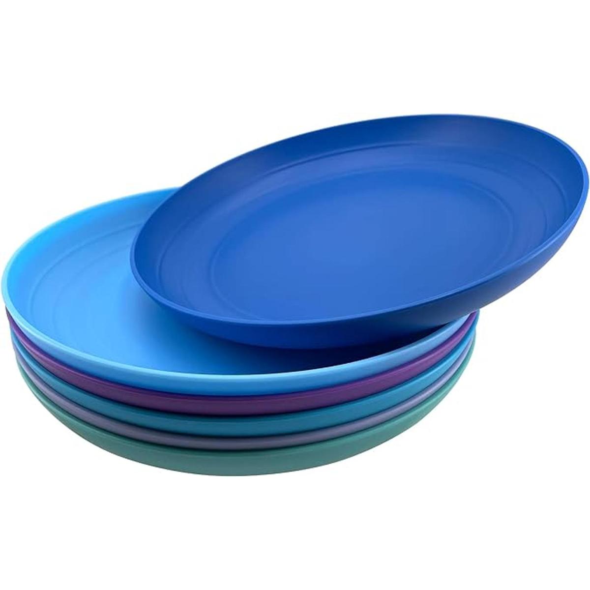 Platos de plástico reutilizables de 8 pulgadas sin BPA