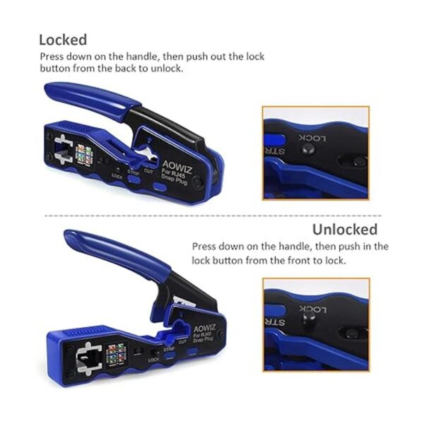 AOWIZ Herramienta de engarzado RJ45 para engarzadora de_2