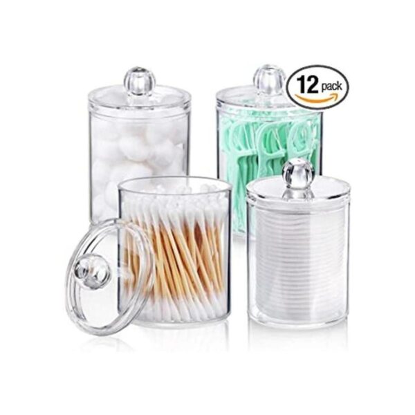 AOZITA Dispensador de soporte Qtip de 10 onzas