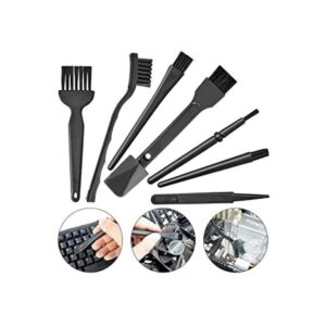 Juego de 7 cepillos antiestáticos de nailon con mango de_1