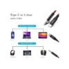 APETOO Adaptador de conector auxiliar de audio USB C a_4