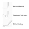 APETOO Compatible con Apple Pencil Tip y tapa de repuesto_3