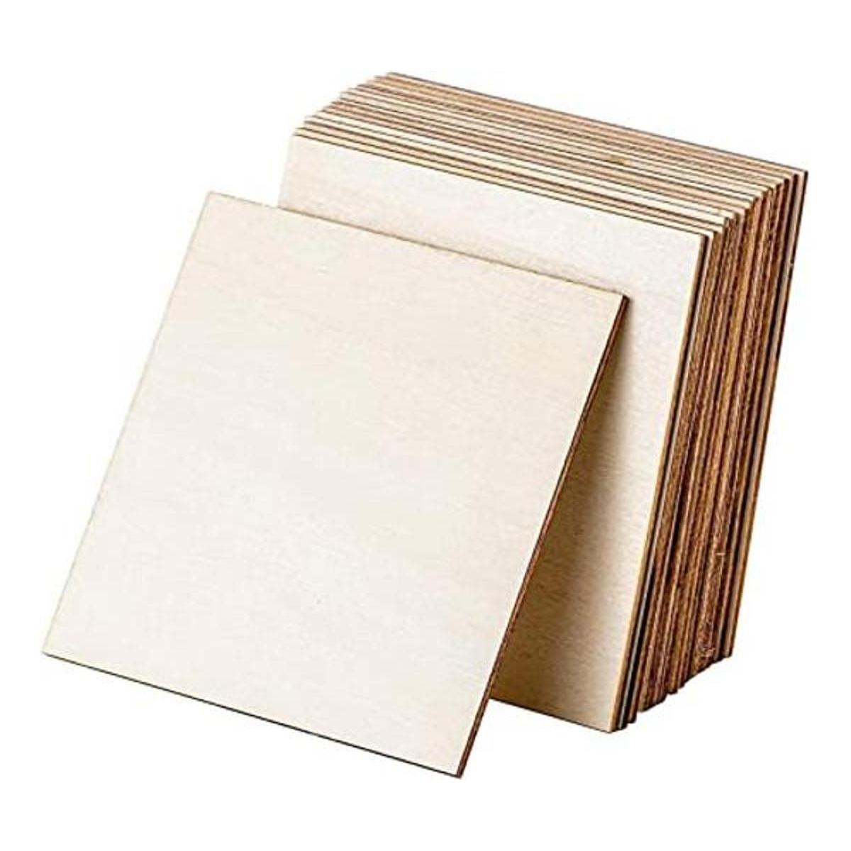 20 hojas de tilo de 12 x 12 pulgadas piezas de madera