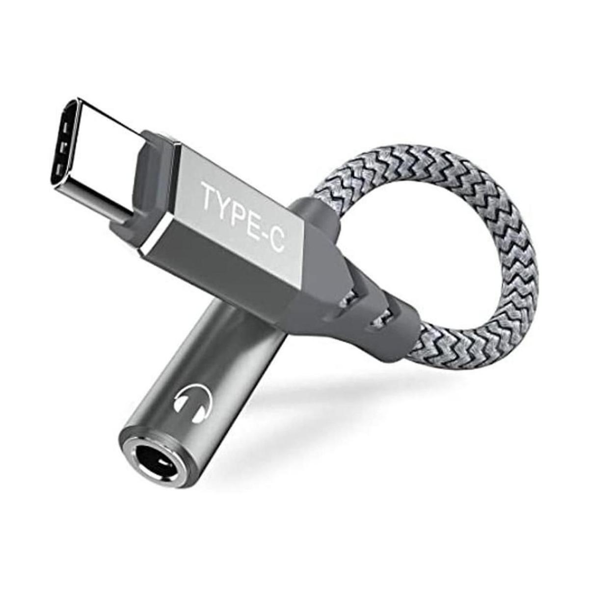 Adaptador de auriculares USB C a 0.138 in adaptador de