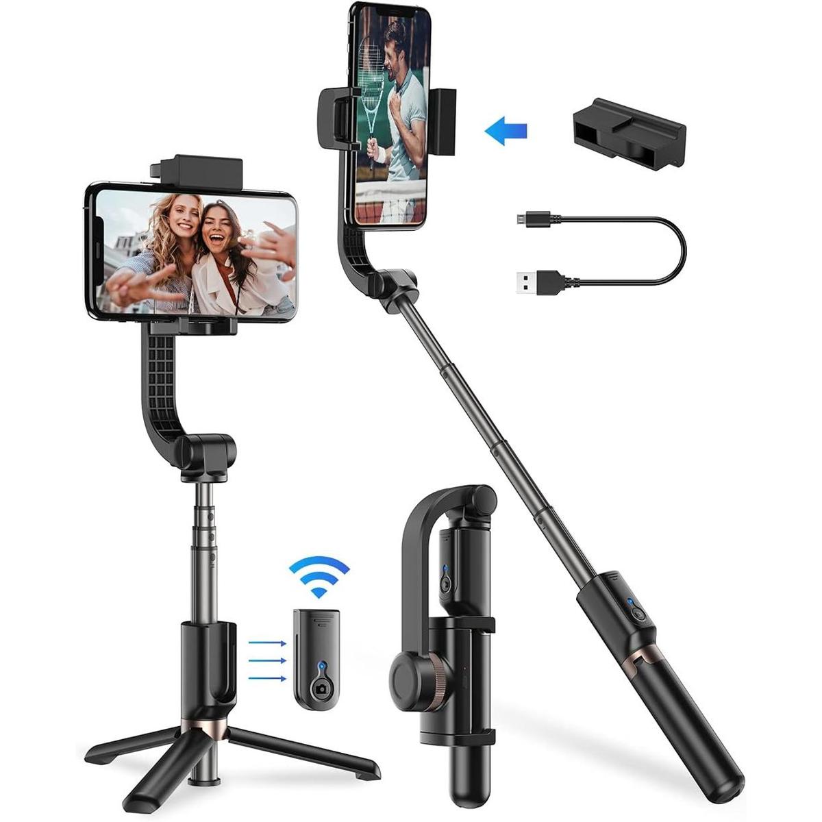 APEXEL Estabilizador de cardán para smartphone rotación