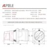 APIELE Paquete de 2 Interruptor selector de 2 posiciones_2