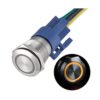APIELE Botón momentáneo de 0.748 in de acero inoxidable_1