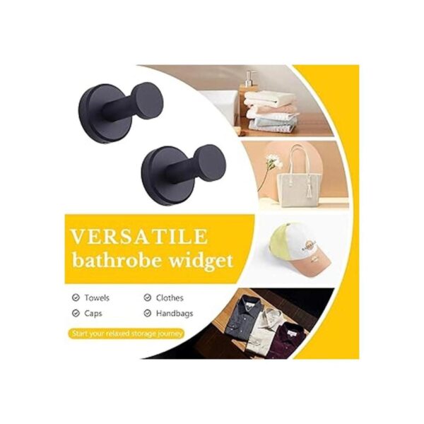 APLusee Juego de 2 ganchos para toallas de baño perchas