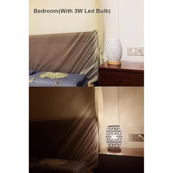 AFORTLO Lámpara de escritorio de mesa estilo bohemio
