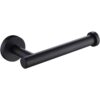 APLusee Soporte de papel higiénico negro mate moderno