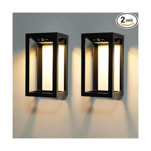 APONUO Luces solares de pared para exteriores sensor de_1