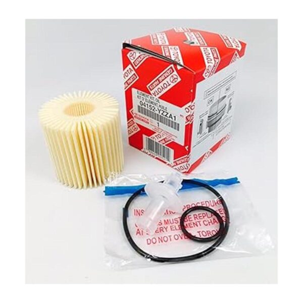 Filtro de aceite genuino Toyota 04152YZZA1 con tapa de la_3
