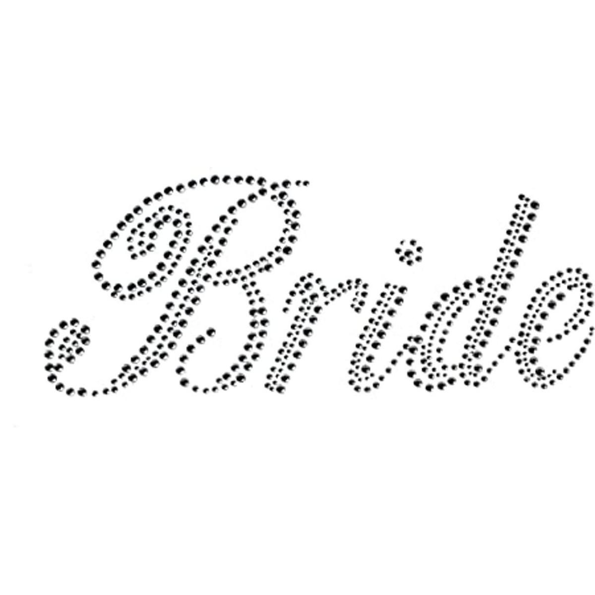 Novia Nupcial Boda Matrimonio Rhinestone Hierro de
