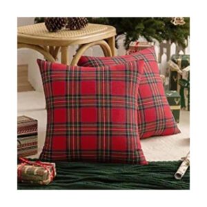 AQOTHES Paquete de 2 fundas de almohada decorativas a