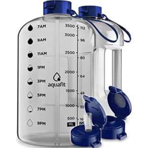 AQUAFIT Botella de agua de 1 galón con marcador de_1